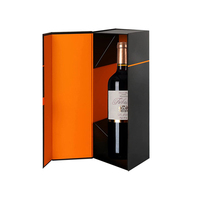 Caja de Regalo de Lujo Personalizada para Botellas de Ron y Vino, Empaque Rígido de Papel para Whisky, Vodka y Licores