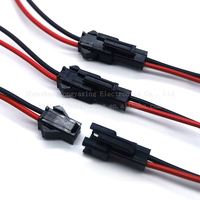 SM Terminal 2.54MM Pria Wanita konektor soket udara PVC 10/20CM 2/3/4/5/6P soket untuk mesin peralatan rumah elektronik