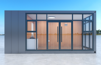 Maison pliante préfabriquée à montage rapide, design imperméable et ignifuge, couleur personnalisée pour une utilisation en extérieur, bureaux, résidences