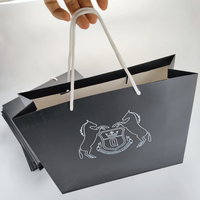 15*7.5*20cm personnalisez les sacs en papier d'achats d'impression avec votre propre logo du fournisseur chinois