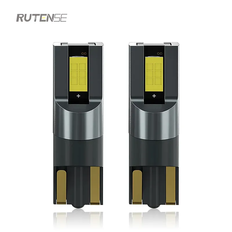 RUTENSE ไฟหน้ารถยนต์ Led 3W 3570 Smd T10หลอดไฟ Led รถจักรยานยนต์,หลอดไฟตัดหมอกความกว้างหลอดไฟ LED สีขาวสีน้ำเงิน