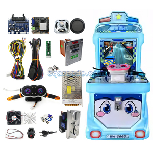 Máquina de Juego de Carreras FF91 para Niños, Kit de Simulador de Conducción, Gabinete Arcade DIY, Tablero de Carreras, Volante, Juegos Operados con Monedas - Product Image 1
