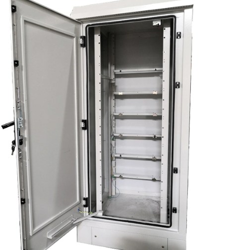 Custom Outdoor Telecom Cabinet Sheet Metal Fabrication Enclosure IP65 Waterproof Industrial Server Rack Enclosure
