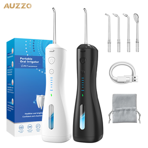 Flosser de agua portátil de 250ml mejor calificado-Irrigador oral a prueba de agua IPX7 para el cuidado dental del hogar y de viaje - Product Image 1