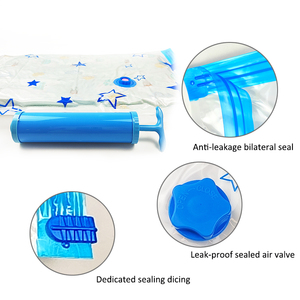 Tough Storage Vacuum Clothes Organizer PE Plastic Space-Saving Storage Bags with Hand Pump for Travel and <strong>Bedding</strong> - Product Image 4