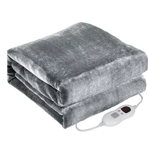 <strong>Electric</strong> Heated <strong>Blanket</strong> 50*60" Machine Washable Fast <strong>Heating</strong> Ultra Soft or Twin - Product Image 1