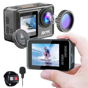 Diving Mode 5K Underwater Camera Wireless Motorcycle Camcorder Real 4K 60fps Go Pro Sports Camera 30fps 5K Action Cam