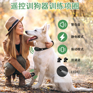 Dispositif d'entraînement pour chien, contrôle anti-aboiement, télécommande étanche, fournitures pour animaux de compagnie, matériau ABS noir VS2 - Product Image 4