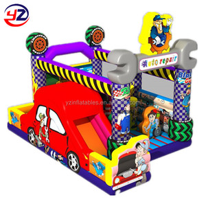 Kids jumping <span class=keywords><strong>the</strong></span> inflatable bouncer bounce house school bus combo <span class=keywords><strong>for</strong></span> sale - Product Image 5