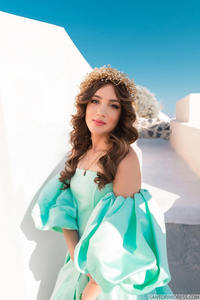 Elegant <b>Mint</b> Green Satin Luxury Flying <b>Dress</b> Shoulder Sleeveless High Slit Flowing Natural Waist Maxi Gown Womens Evening Wear - Product Image 5