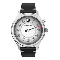 Montre à mouvement boîte à engrenages, nouveau cadran squelette unique, matériaux de boîtier raffinés, montre-bracelet tendance pour usage quotidien