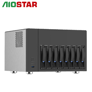 Serveur NAS industriel 8 baies Mini Host 12e/13e/14e génération CPU LGA1700 DDR4 64 Go Double 2.5GbE PCIe 4.0 X8 USB-C 3.2 10 Gbps AOS-SNAS - Product Image 1