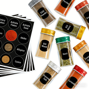 תוויות בקבוקים וצנצנות מודפסות באיכות גבוהה, בהתאמה אישית, בצבעי CMYK, עמידות למים, לאריזות מזון, תוויות תזונתיות - Product Image 3