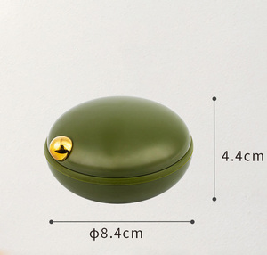 4 ngăn một ngày nhỏ vòng du lịch thuốc Trường hợp hộp tổ chức vòng hình dạng mini <span class=keywords><strong>Pill</strong></span> hộp lưu trữ xách tay nhỏ y học trường hợp - Product Image 4