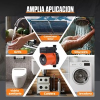 Pompe de circulation automatique RS15/9 en fonte, haute pression, pour chauffage et eau froide/chaude, 110V/220V
