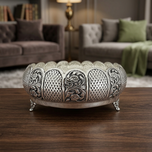 Urli Pequeño con Tallado de Flores Finamente Trabajadas - Product Image 4
