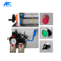 Machine de Remplissage Horizontale Manuelle Semi-Automatique pour Bouteilles, Crèmes, Confitures, Savons Liquides et Shampooings Gels