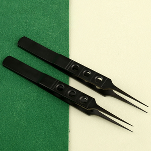 Ophthalmic Microsurgical Forceps Plastic Surgery Instruments Double Eyelid Platform Serrated Forceps Fine Forceps - Product Image 1