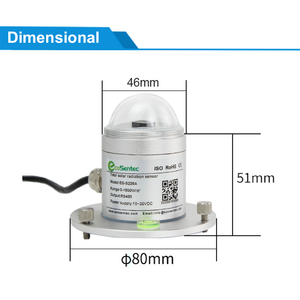 ES-S228A quang điện toàn cầu năng lượng mặt trời cảm biến bức xạ RS485 Transmitter 0 ~ 1800W/㎡ <span class=keywords><strong>irradiance</strong></span> radiometer năng lượng mặt trời nông nghiệp sử dụng - Product Image 4