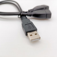 Cable de Extensión USB 2.0/3.0 de Metal de Alta Velocidad Personalizado de 2 m de Longitud, Trenzado, Conductor de Cobre Puro, Macho a Hembra, para Impresora de Códigos de Barras y Cámara