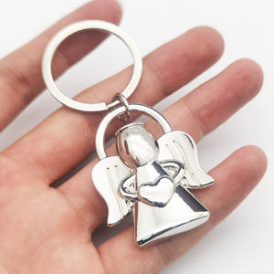 Sleutelhanger Beschermengel Winkelwagentje Chip Kleine sleutelhangers Mallen Kleine engel Festivalcadeau Beschermengel sleutelhanger voor meisje - Product Image 5