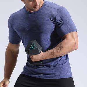 Maglietta da uomo giovane <span class=keywords><strong>La</strong></span> compressione magliette da uomo con stampa in seta da uomo per Fitness e palestra da uomo - Product Image 2