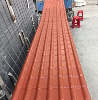 Teja de PVC Moderna y Resistente, Lámina Impermeable para Techos, Material de Construcción con Aislamiento Térmico para Fábricas y Almacenes