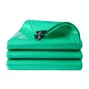 Boxin Light Green Pe Tarpaulin Thickened <b>Waterproof</b> <b>Sunscreen</b> Outdoor Rainproof Tarp - Product Image 4