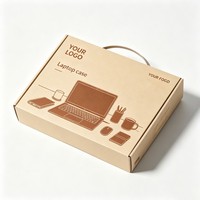 Boîte d'emballage personnalisée pour ordinateur portable et ordinateur, avec laminage mat et gaufrage, pour l'expédition d'appareils électroniques intelligents
