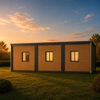 Aula Contenedor Prefabricada, Edificio Escolar Modular de 20 pies/40 pies, Casa de Aula Desmontable con Estructura de Acero para Educación Rural