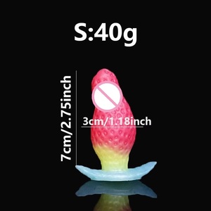 Strawberry Shape <b>Silicone</b> Anal <b>Butt</b> <b>Plug</b> Sex Toy for Men and Women - Product Image 6