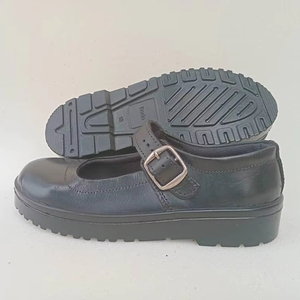 Non-Slip <b>Soft</b> Bottom School Leather <b>Shoes</b> Breathable Lining Durable Student <b>Shoes</b> for Daily School Use - Product Image 1