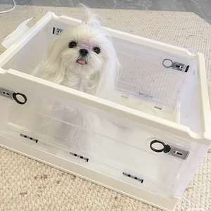 เครื่องพ่น<span class=keywords><strong>ยา</strong></span>สำหรับสัตว์เลี้ยงสำหรับแมวและสุนัข  กรงใสแบบพับได้ ระบายอากาศได้ พร้อมเครื่อง<span class=keywords><strong>พ่น</strong></span><span class=keywords><strong>ยา</strong></span> - Product Image 4