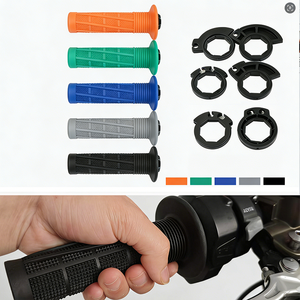 S2R 22mm <span class=keywords><strong>Accesorios</strong></span> Universales para Motocicleta, Funda de Silicona para Manillar de Motocross, con Bloqueo y Abrazadera para Manillares - Product Image 2