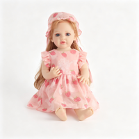 Poupée Reborn réaliste de 22 pouces, corps entièrement en vinyle, aspect de nouveau-né, vêtements assortis, personnalisable, vente en gros, cadeau