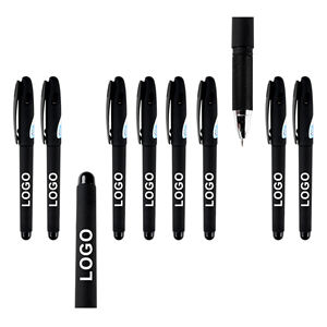 Bolígrafos de Gel Negros Baratos de Plástico para la Escuela, Venta al por Mayor, Bolígrafos de Papelería de Plástico con Logotipo Personalizado, Bolígrafo Clásico para Negocios - Product Image 2