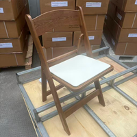 Chaise pliante en résine marron peinte, rembourrée, robuste, légère et durable, empilable, pour banquets et fêtes, vente en gros