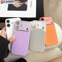 Étui de téléphone de luxe en cuir texturé, transforme instantanément votre iPhone 14-18 Pro Max en série IP17, fini mat et étanche