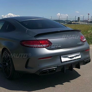 Alerón Trasero de Fibra de Carbono para Maletero de Mercedes-Benz Clase C C205 2014-2022, Alerón Trasero Tipo Cola de Pato, Accesorios para Automóviles - Product Image 3