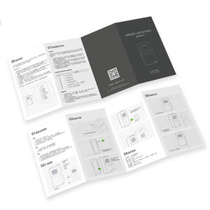 Folletos de menú de comida rápida personalizados de alta calidad Servicio de impresión de folletos Folleto a todo color Insertar Impresión de tarjetas para productos de <span class=keywords><strong>Amazon</strong></span> - Product Image 4