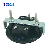 Contador de Horas Digital de Plástico YIKA con Pantalla LCD, DC 6-60V 0.5W, 5 Años de Almacenamiento de Datos, Negro, para Excavadora, Certificado CE RoHS, Reinicio Programable