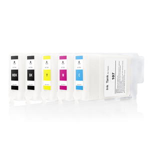 Supercolor 130ml/pc 107 PFI-107 Cartouche d'encre vide rechargeable avec puces importées pour <span class=keywords><strong>Canon</strong></span> IPF680 IPF685 <span class=keywords><strong>IPF770</strong></span> IPF780 IPF785 - Product Image 1