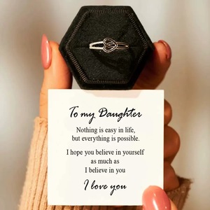 Anillo de amor con forma de corazón de circonita y esmalte, estilo europeo y americano, sencillo y a la moda para mujer, superventas transfronterizo. - Product Image 5