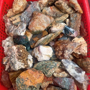 Piedra Natural de <span class=keywords><strong>Jaspe</strong></span> Oceánico al por Mayor, Cristal de Cuarzo en Bruto para Curación, Artesanía y Decoración - Product Image 3