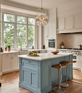 Armoires de cuisine de style européen, éléments et modernité pour créer un espace de cuisine contemporain et élégant - Product Image 5