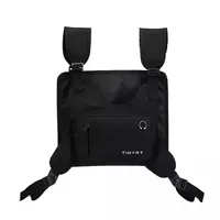 Sac de Poitrine Tactique Hip-Hop Streetwear Unisexe, Sac Banane Fonctionnel d'Extérieur, Sacoche de Poitrine Zippée Imperméable – Grande Vente
