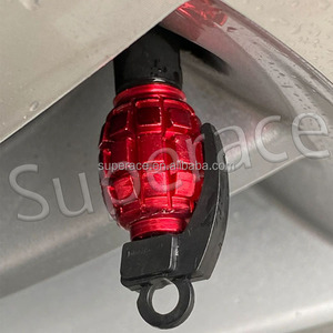 Tapas de Válvula de Neumático Superace, de Aleación de Aluminio, Estilo <span class=keywords><strong>Granada</strong></span>, Repuesto/Reparación para Auto, Bicicleta, Motocicleta - Product Image 6