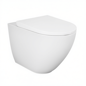 Inodoro Suspendido Sin Borde de 58 cm con Fijaciones Ocultas - Product Image 3