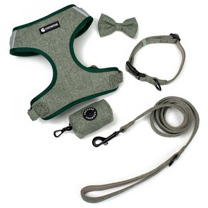 Colorful Custom Logo Pet <strong>Dog</strong> Harness with <strong>Leash</strong> Bandana and Poop Bag <strong>Unique</strong> Pet Product - Product Image 3