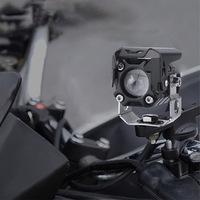 SKYEARTH Soporte de Montaje para Luces Todoterreno, Kits de Abrazaderas Horizontales de Aluminio para Jaula Antivuelco, Abrazaderas para ATV, UTV, Motocicleta, Color Negro